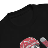 Hockey Boston Terrier Toddler T-Shirt - Play Hard Bark Harder
