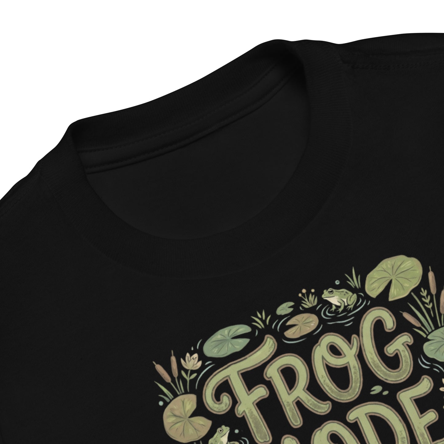 Frog Mode Boston Terrier Dog Frog Legs Toddler Short Sleeve Tee .
