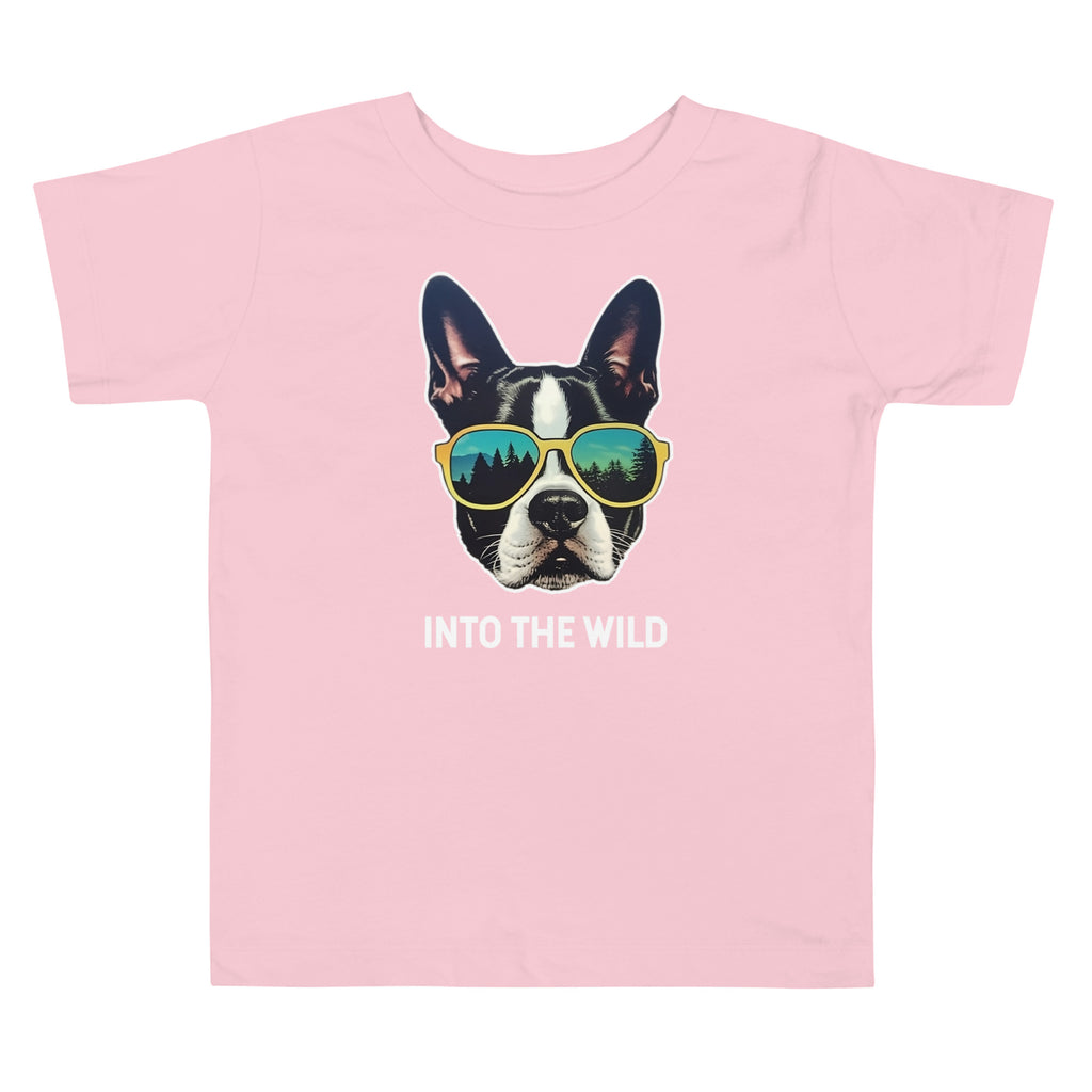 Into The Wild Boston Terrier Toddler T-Shirt