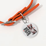 Too Cute To Be Lost Laser Metal Alloy Dog ID Tag