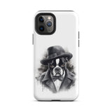 Boston Terrier Gentleman on Tough Case for iPhone