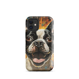 Zoomies Excitement Boston Terrier Dog Tough Case for iPhone