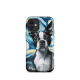 Starry Night - Boston Terrier Dog Tough Case for iPhone