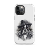 Boston Terrier Gentleman on Tough Case for iPhone