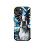 Starry Night - Boston Terrier Dog Tough Case for iPhone