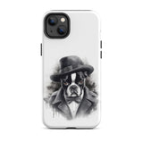 Boston Terrier Gentleman on Tough Case for iPhone