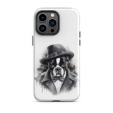 Boston Terrier Gentleman on Tough Case for iPhone