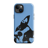 Boston Terrier Head Tilt Tough iPhone case - Jordy Blue