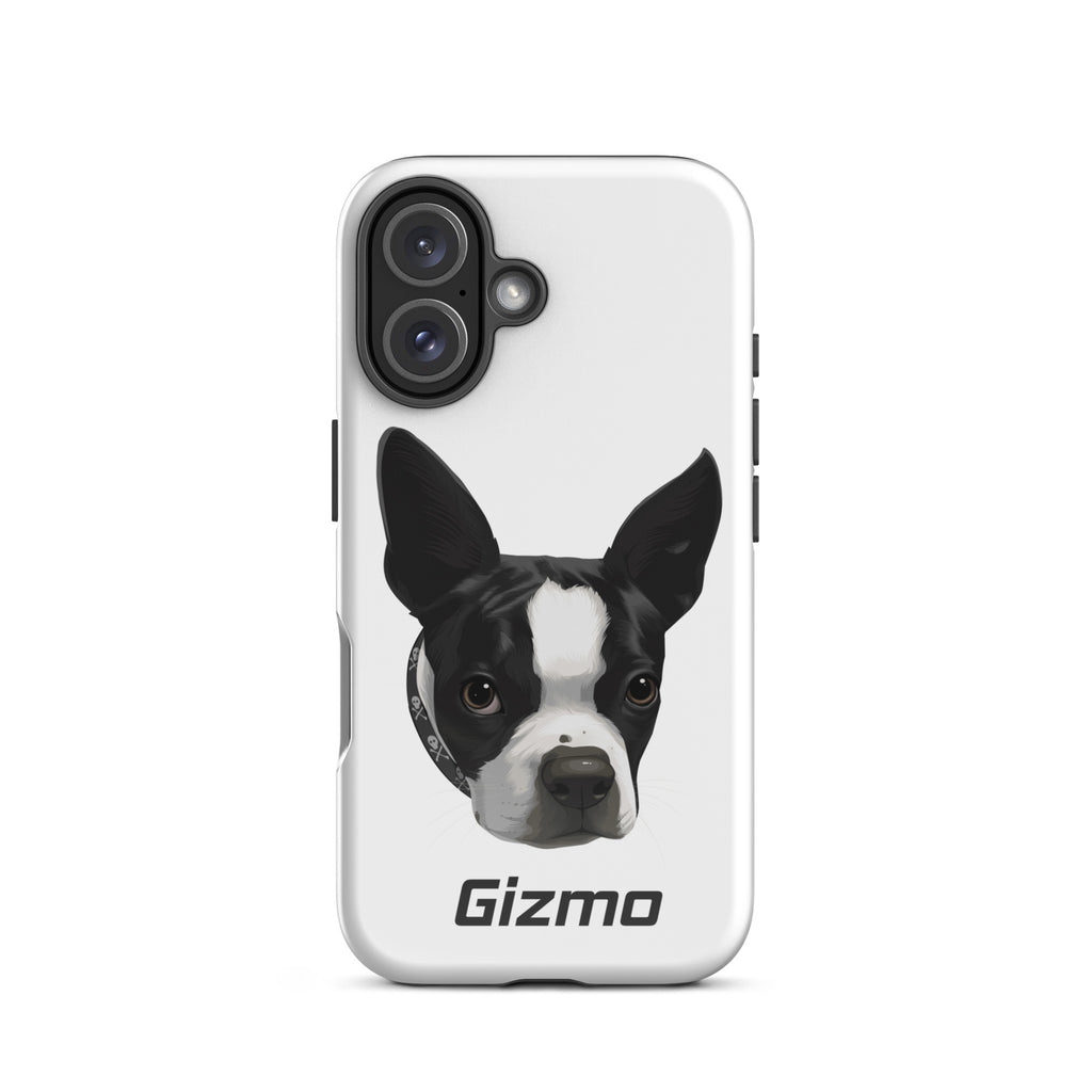 Custom Tough iPhone Case Boston Terrier Dog Portraits