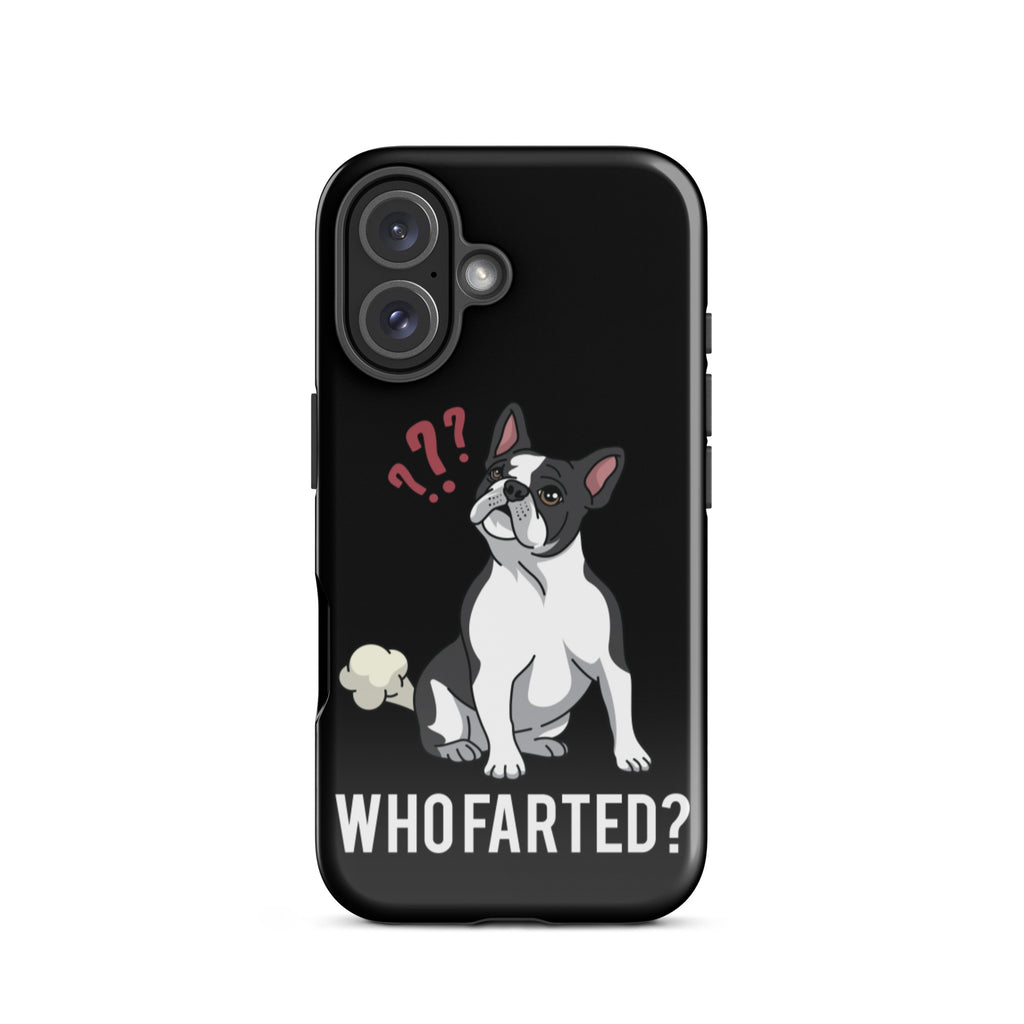 Who Farted Tough iPhone case