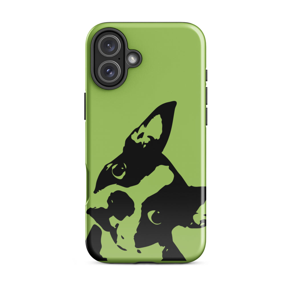 Boston Terrier Head Tilt Tough iPhone case - Conifer