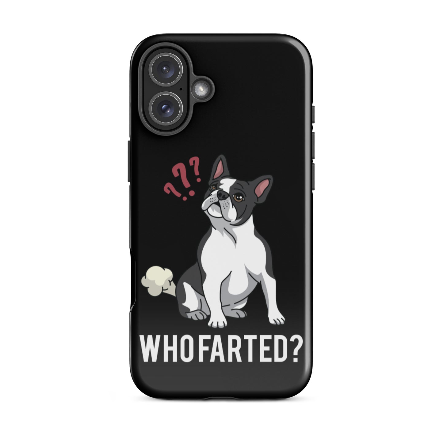 Who Farted Tough iPhone case
