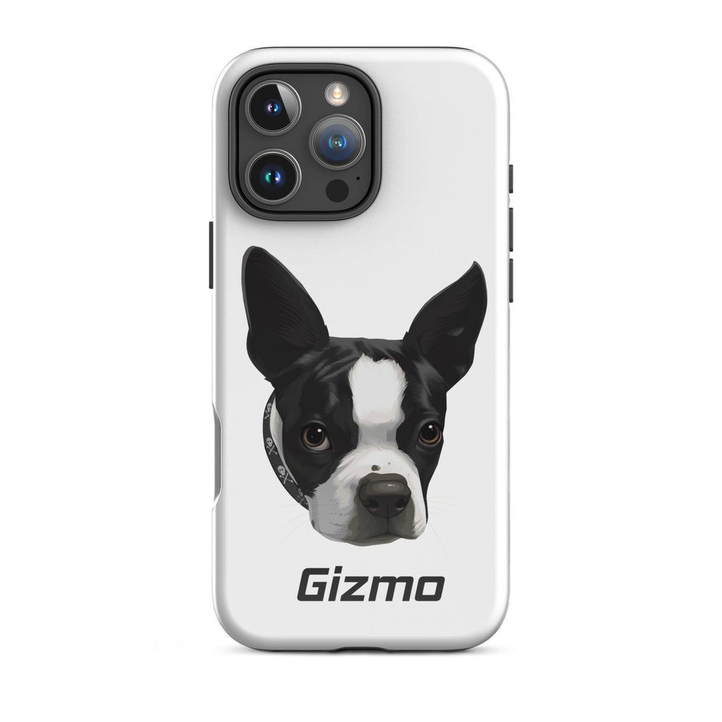 Custom Tough iPhone Case Boston Terrier Dog Portraits