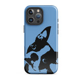 Boston Terrier Head Tilt Tough iPhone case - Jordy Blue