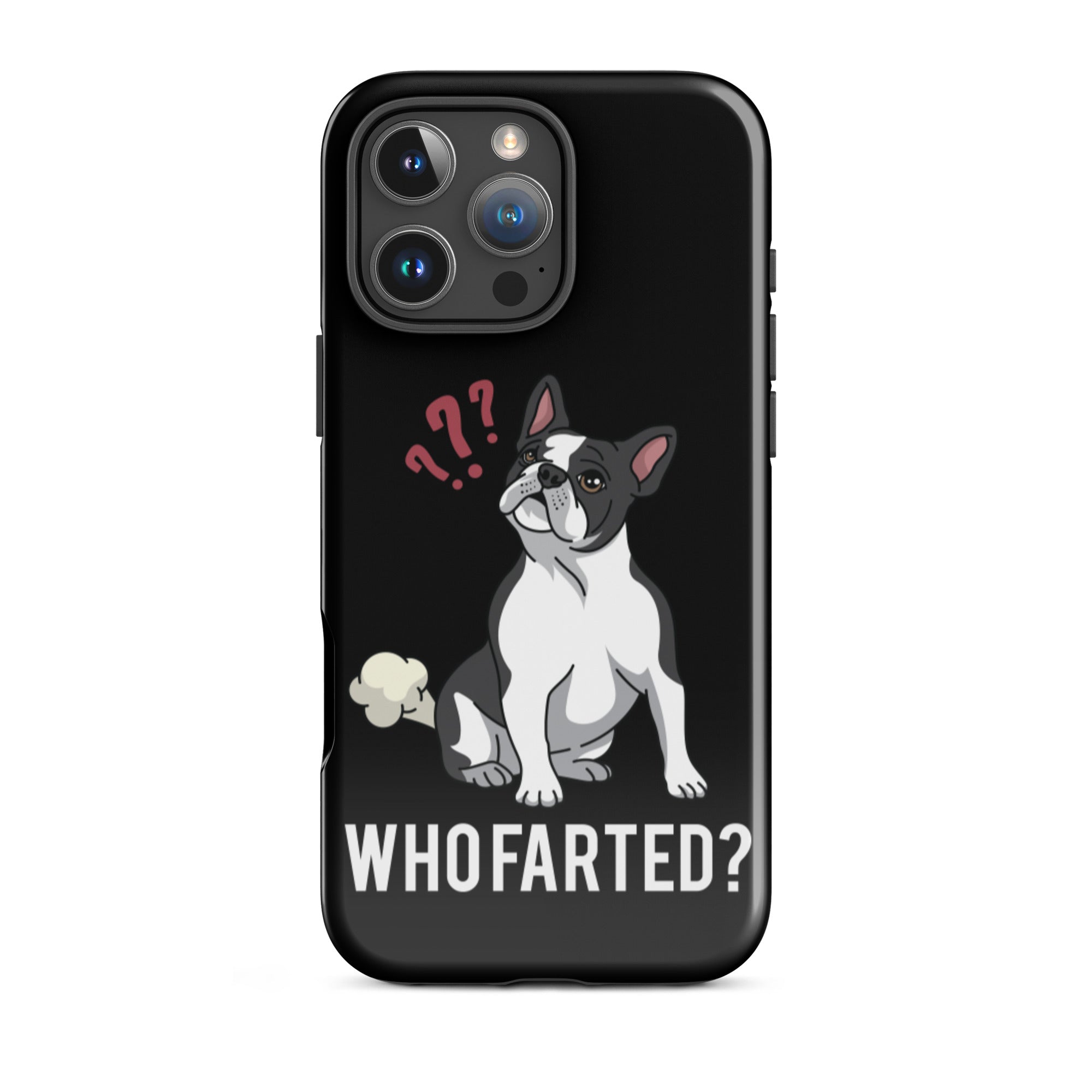 Who Farted Tough iPhone case