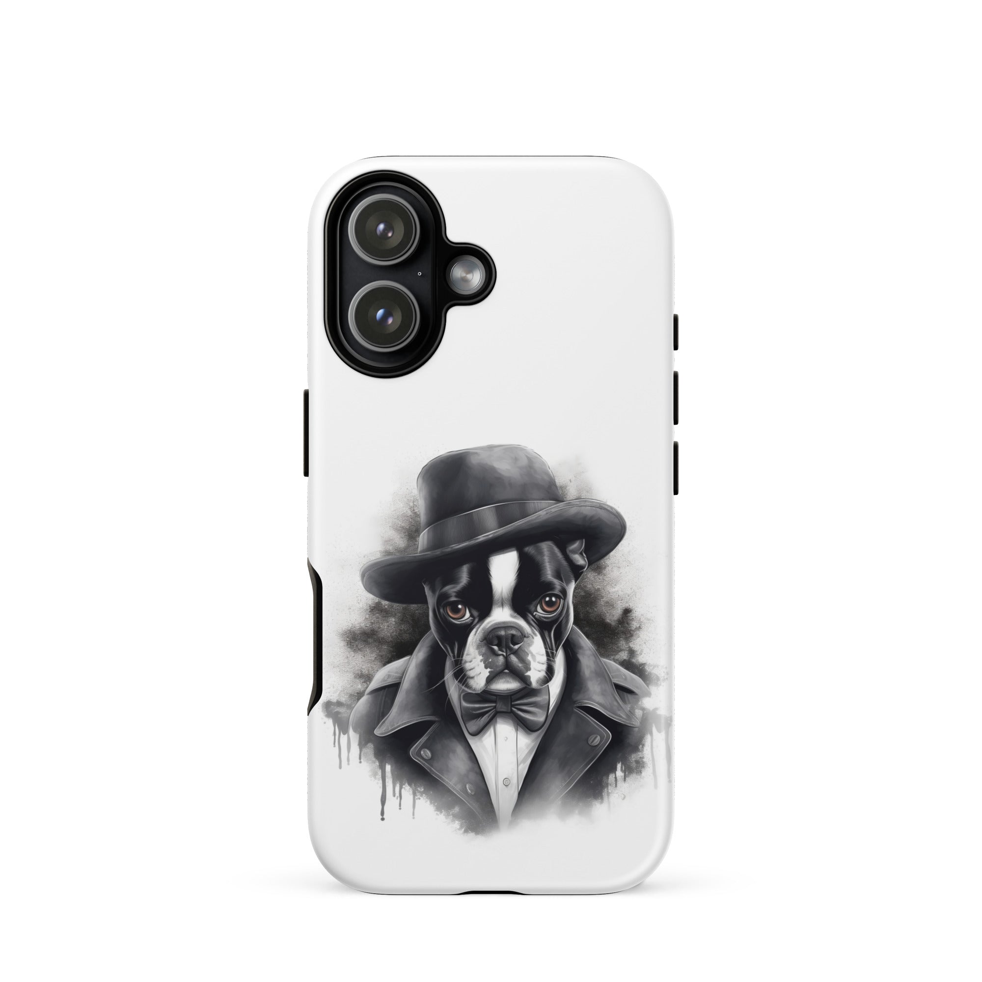 Boston Terrier Gentleman on Tough Case for iPhone . Glossy iPhone 17