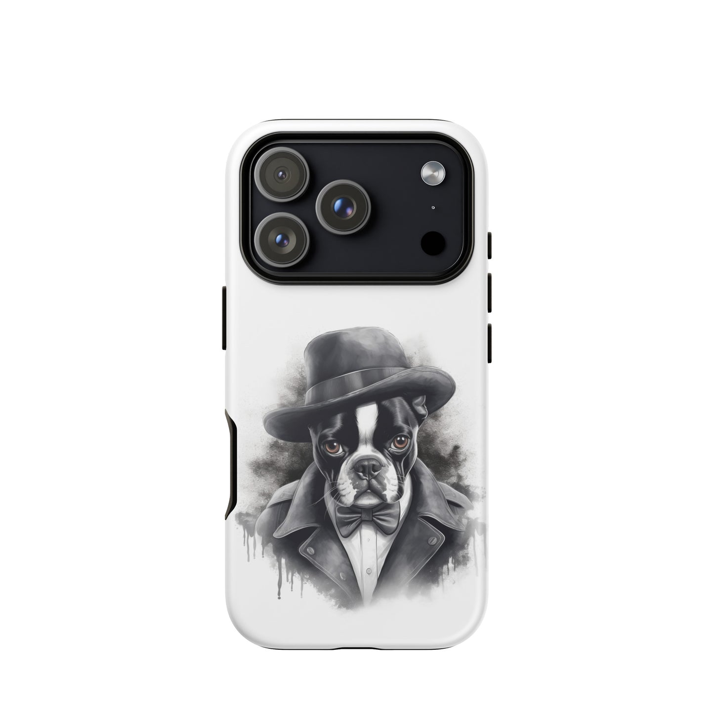 Boston Terrier Gentleman on Tough Case for iPhone . Glossy iPhone 17 Pro