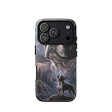 Storm Guardian – Majestic Boston Terrier Night Art Tough Case for iPhone . Glossy iPhone 17 Pro