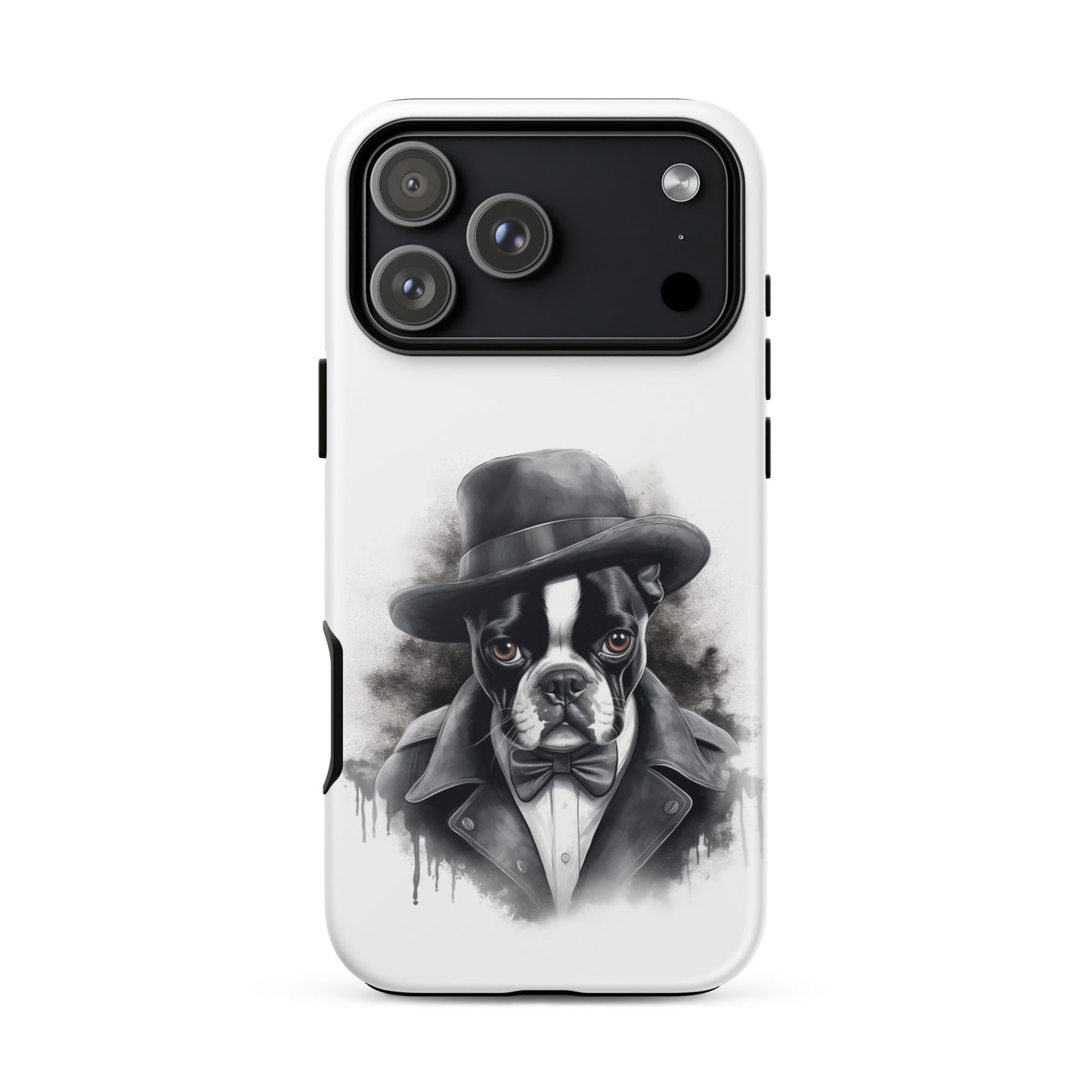 Boston Terrier Gentleman on Tough Case for iPhone . Glossy iPhone 17 Pro Max