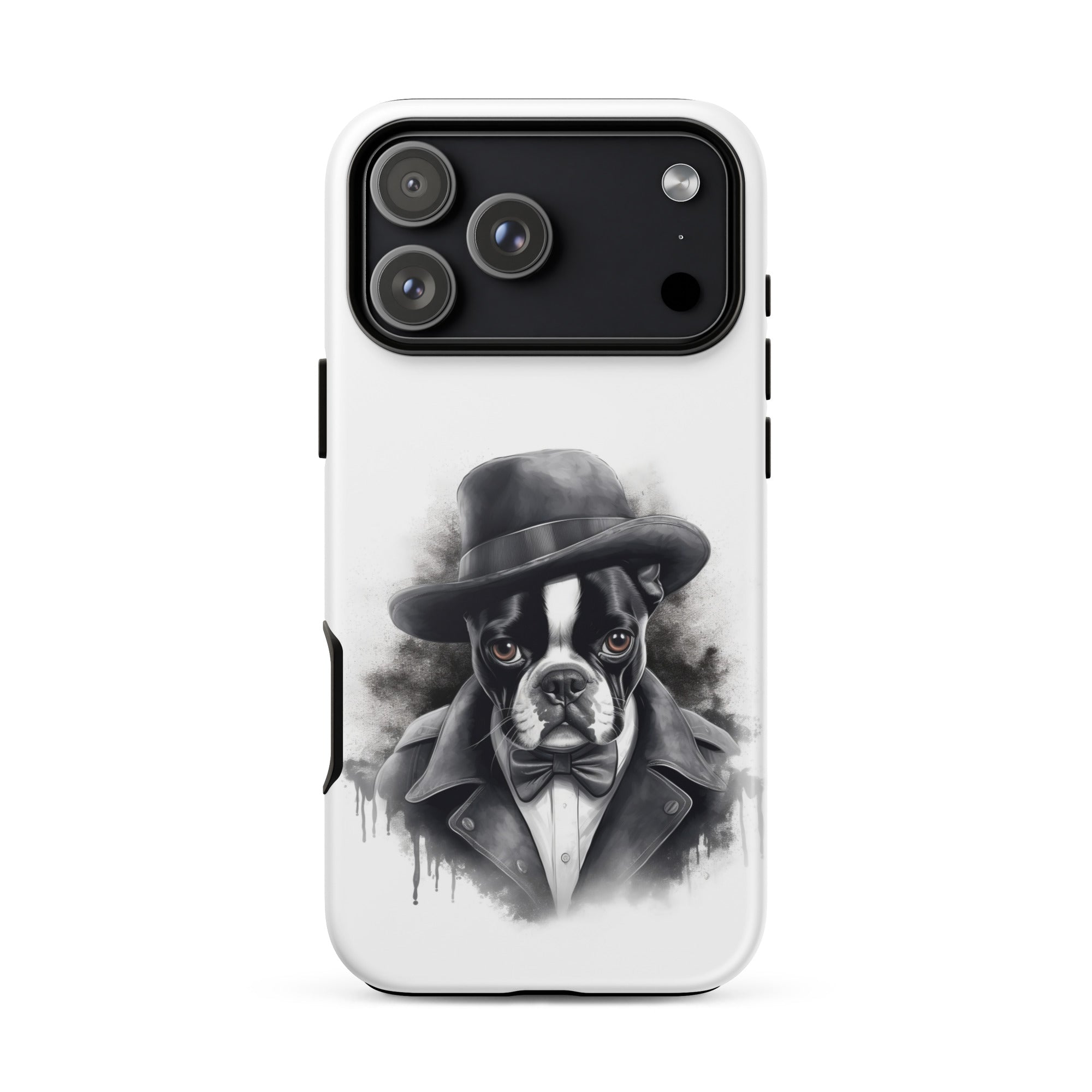 Boston Terrier Gentleman on Tough Case for iPhone . Glossy iPhone 17 Pro Max