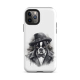 Boston Terrier Gentleman on Tough Case for iPhone