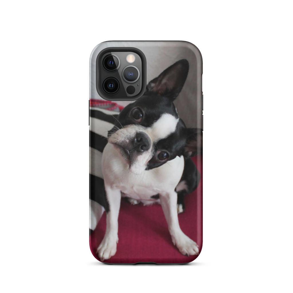 Custom Boston Terrier Tough Phone Case for iPhone