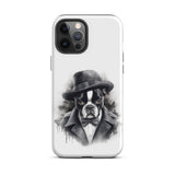 Boston Terrier Gentleman on Tough Case for iPhone