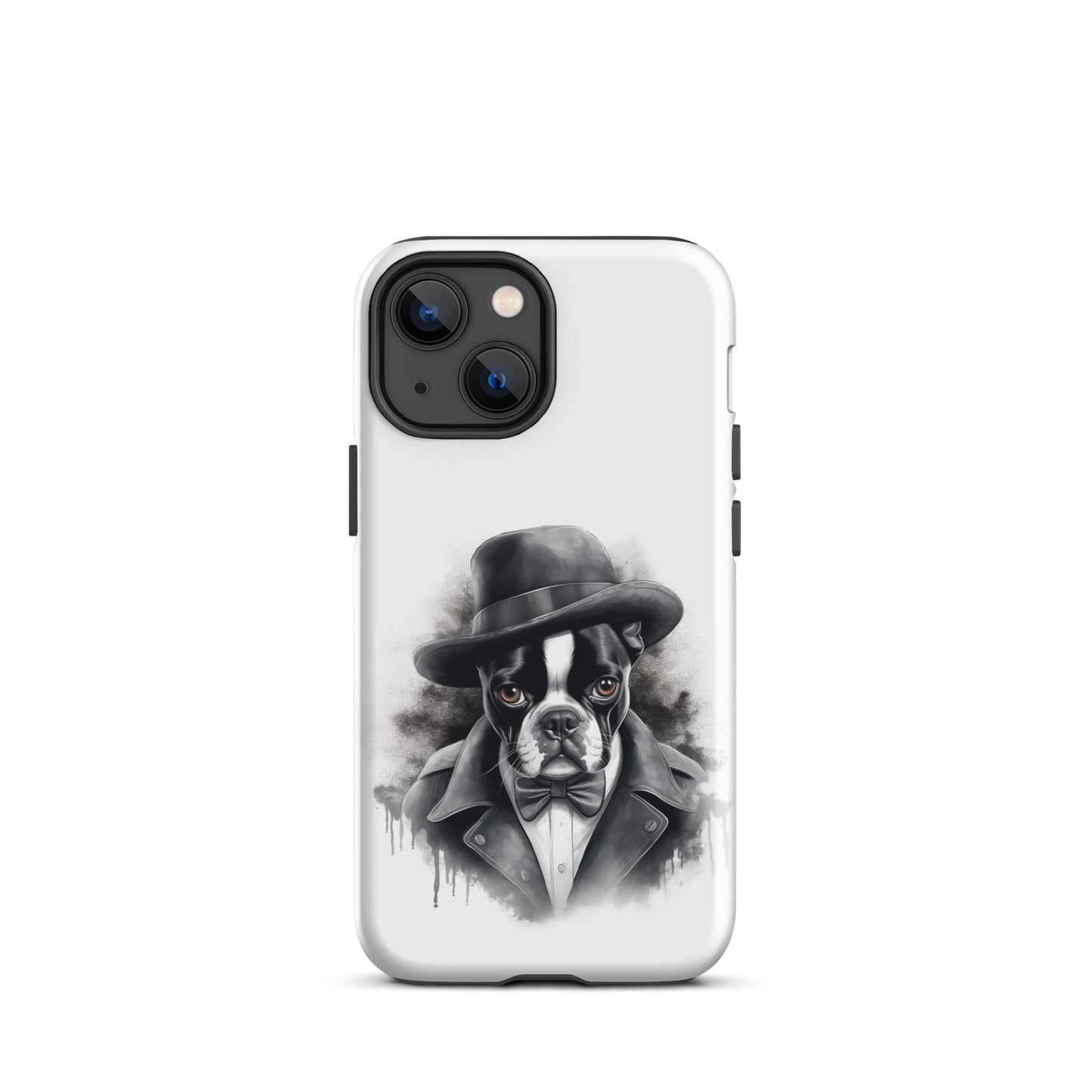Boston Terrier Gentleman on Tough Case for iPhone