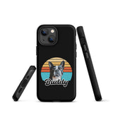 Custom Dog Sunset Vintage Retro Style Tough Case for iPhone . Matte iPhone 13 mini