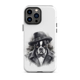 Boston Terrier Gentleman on Tough Case for iPhone