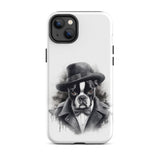 Boston Terrier Gentleman on Tough Case for iPhone
