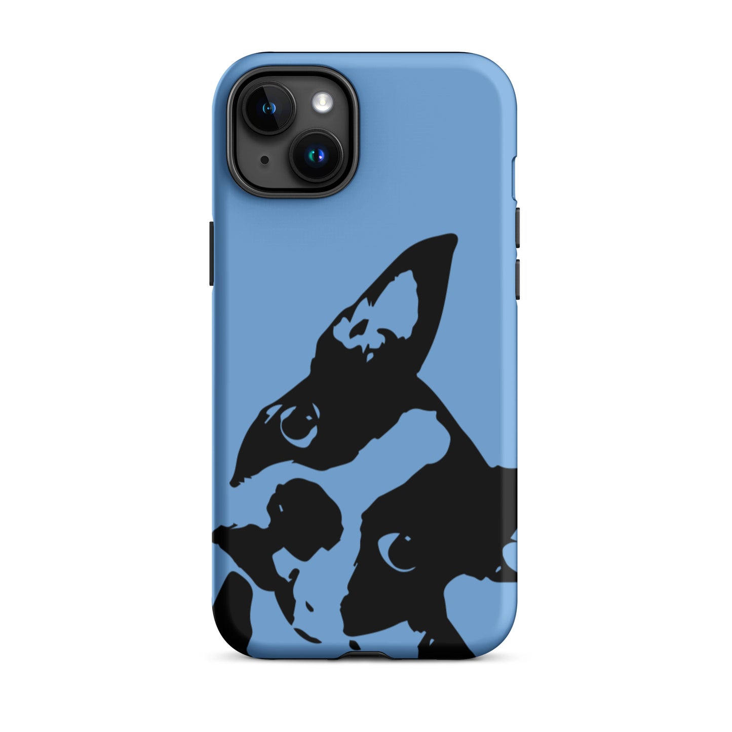 Boston Terrier Head Tilt Tough iPhone case - Jordy Blue
