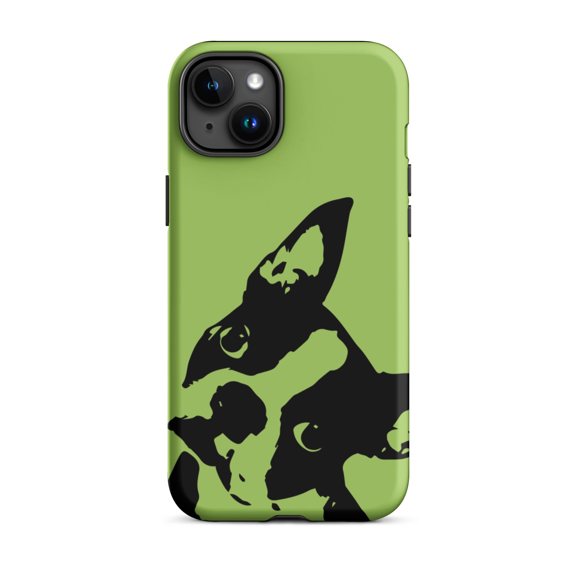 Boston Terrier Head Tilt Tough iPhone case - Conifer