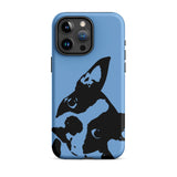 Boston Terrier Head Tilt Tough iPhone case - Jordy Blue