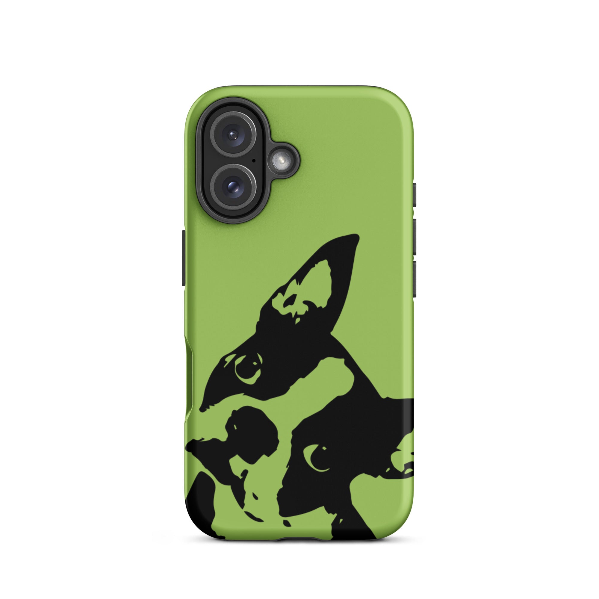 Boston Terrier Head Tilt Tough iPhone case - Conifer