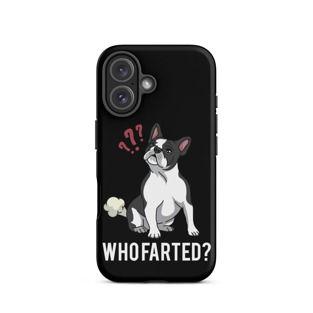 Who Farted Tough iPhone case