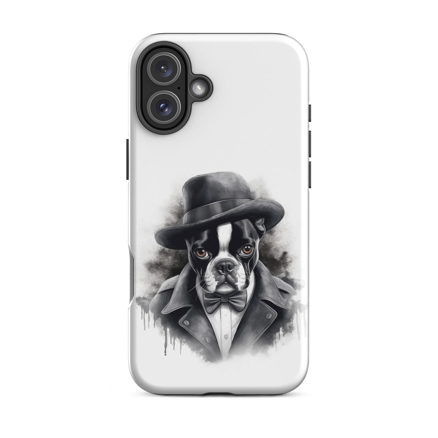 Boston Terrier Gentleman on Tough Case for iPhone