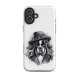 Boston Terrier Gentleman on Tough Case for iPhone
