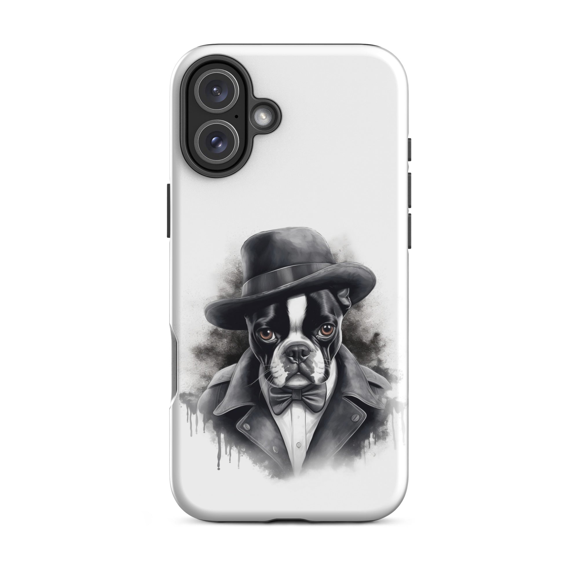 Boston Terrier Gentleman on Tough Case for iPhone