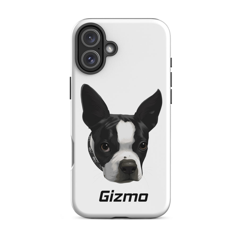 Custom Tough iPhone Case Boston Terrier Dog Portraits