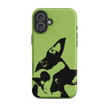 Boston Terrier Head Tilt Tough iPhone case - Conifer