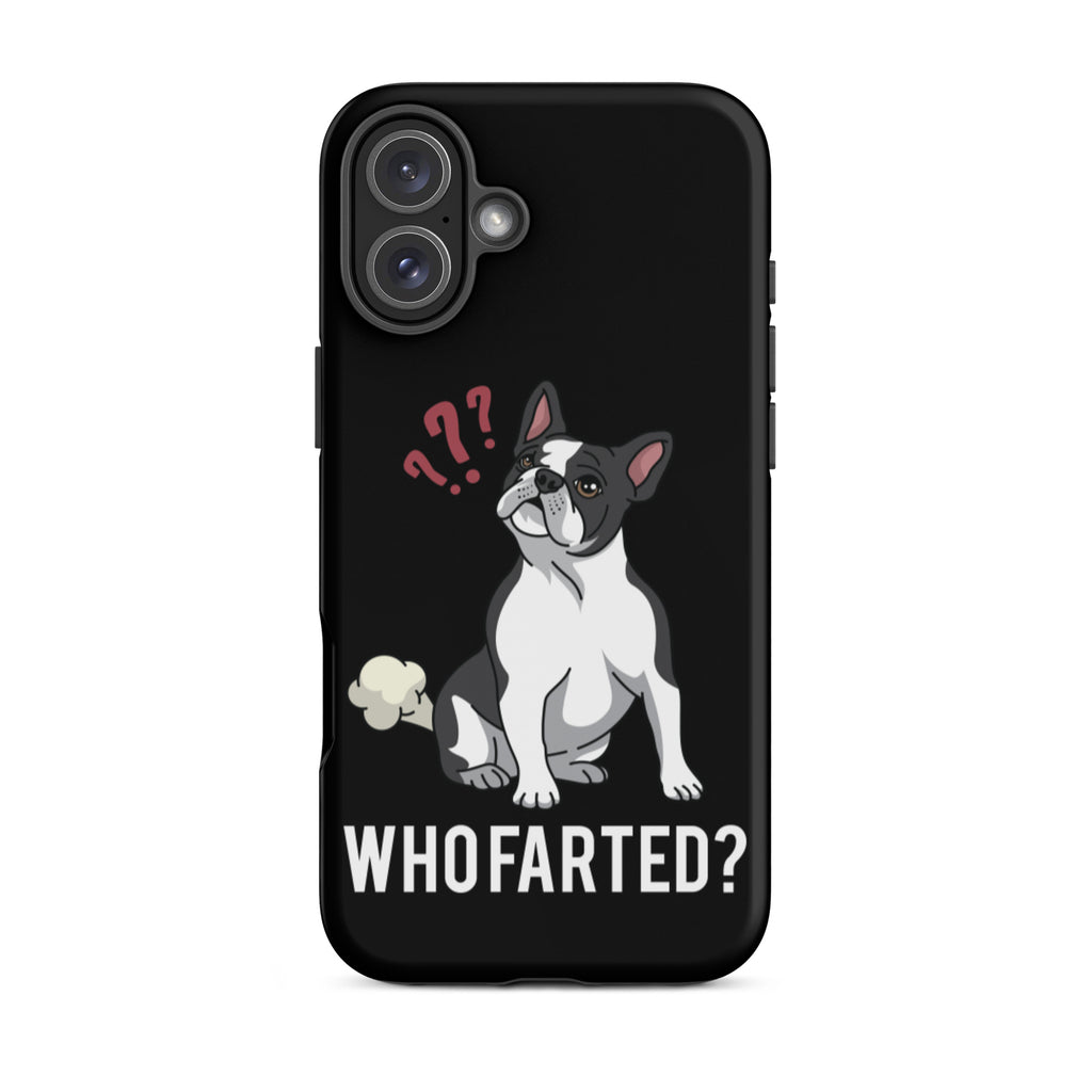 Who Farted Tough iPhone case