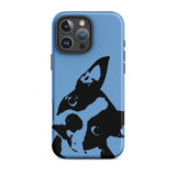 Boston Terrier Head Tilt Tough iPhone case - Jordy Blue
