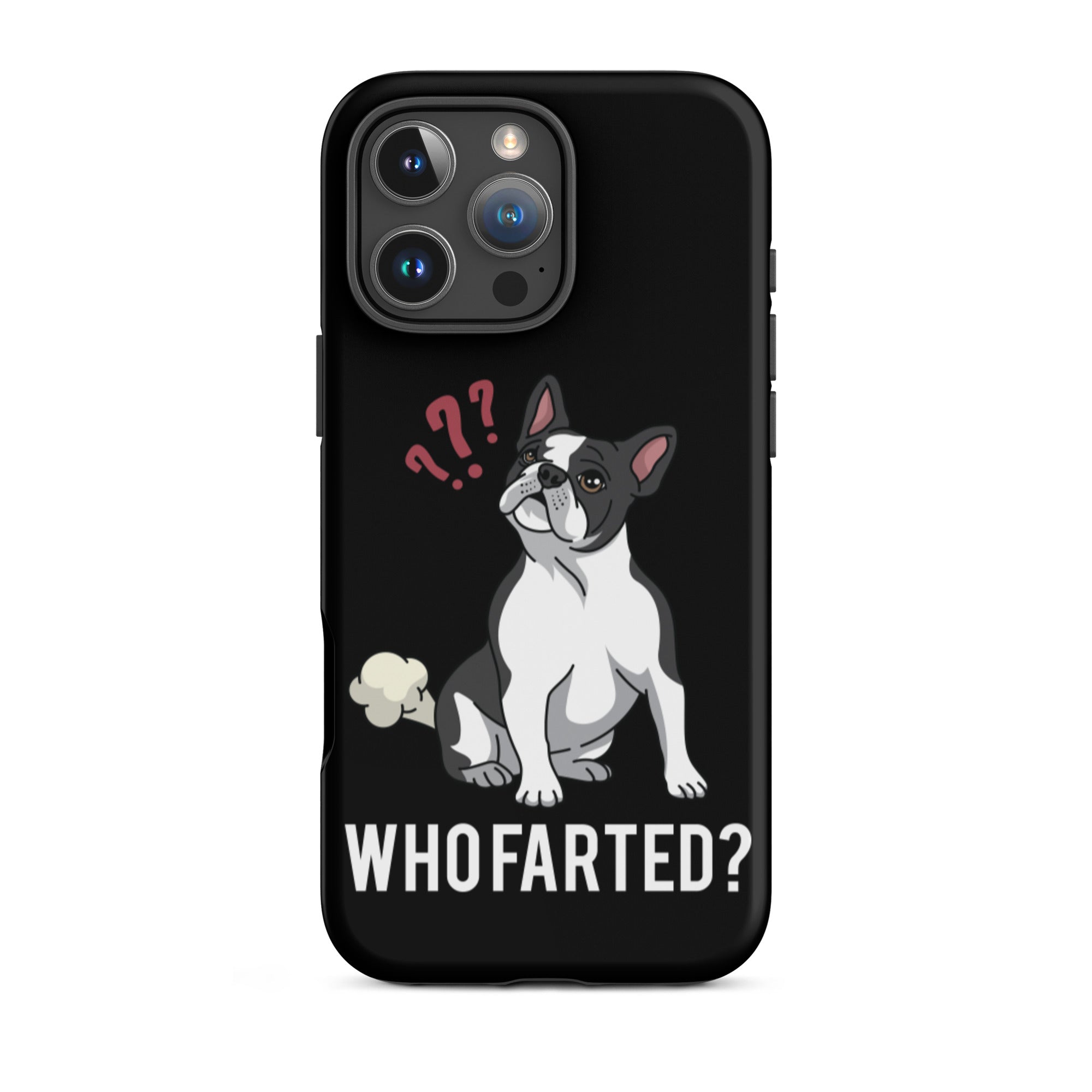 Who Farted Tough iPhone case