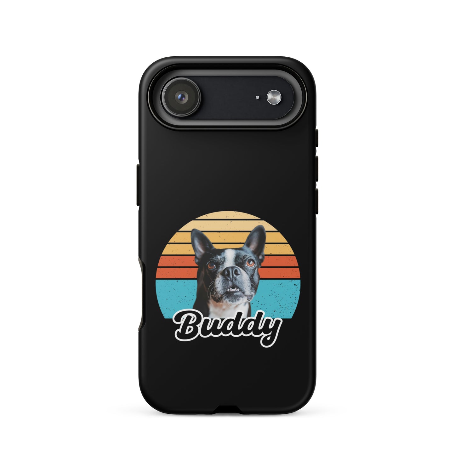 Custom Dog Sunset Vintage Retro Style Tough Case for iPhone . Matte iPhone 17 Air