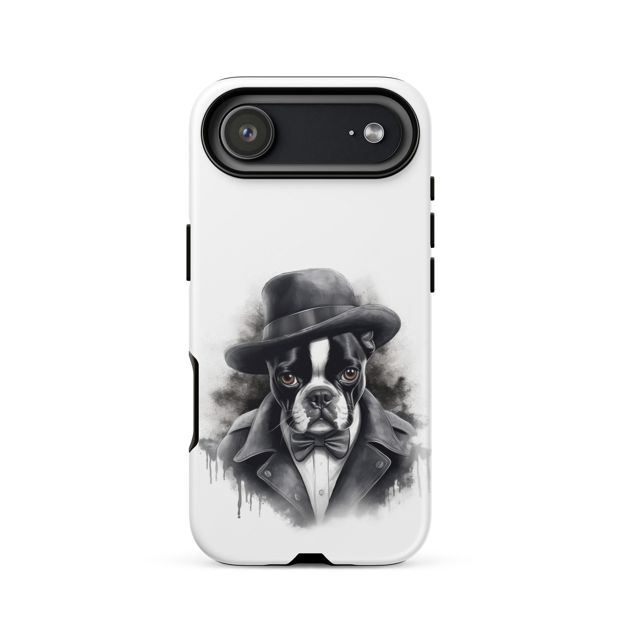 Boston Terrier Gentleman on Tough Case for iPhone . Matte iPhone 17 Air