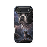 Storm Guardian – Majestic Boston Terrier Night Art Tough Case for iPhone . Matte iPhone 17 Air