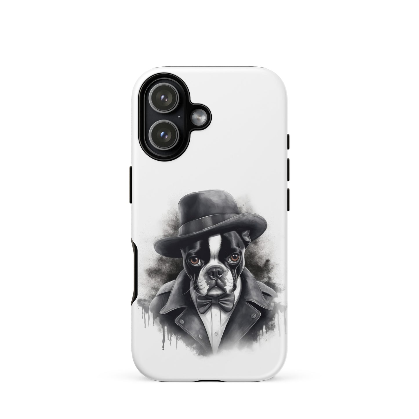 Boston Terrier Gentleman on Tough Case for iPhone . Matte iPhone 17