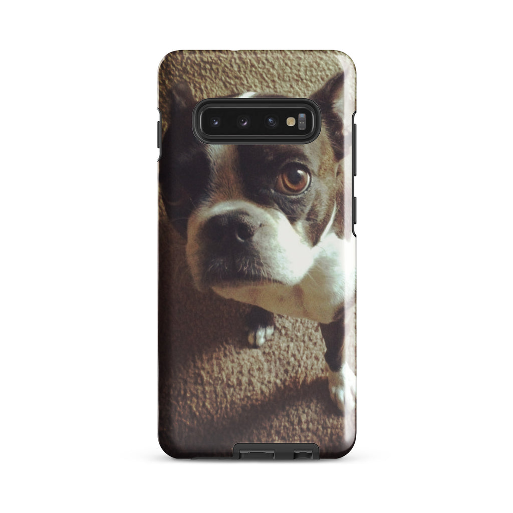 Custom Boston Terrier Dog Tough Phone Case For Samsung