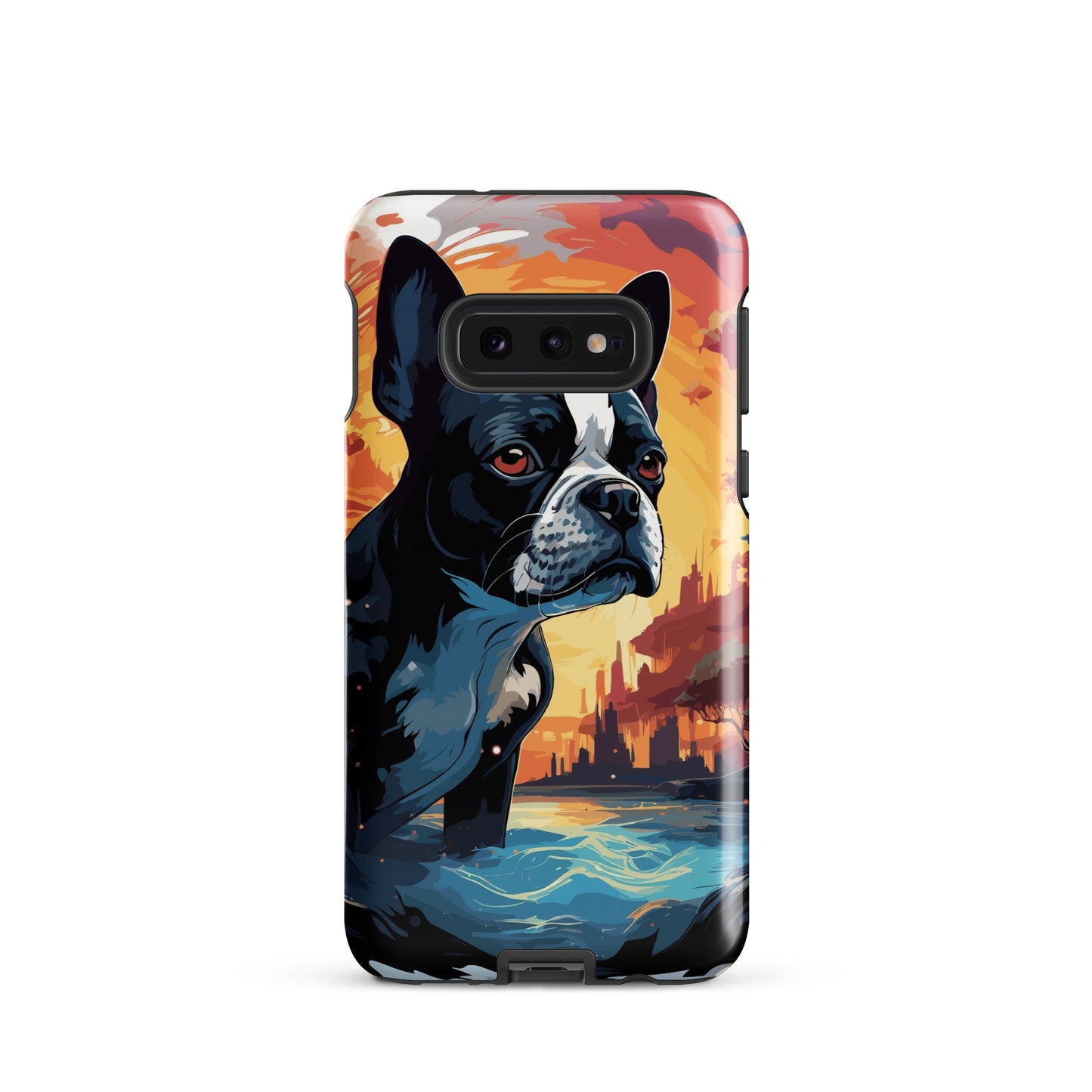 Artistic Representation Of A Boston Terrier In A Surreal Place Tough case for Samsung